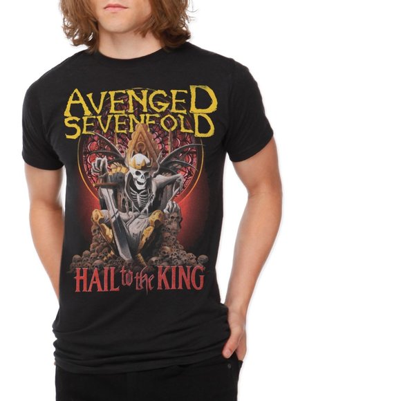 Avenged Sevenfold Hail To The King A7X metal rock Official T-Shirt XXL 2XL NWT - Picture 1 of 3